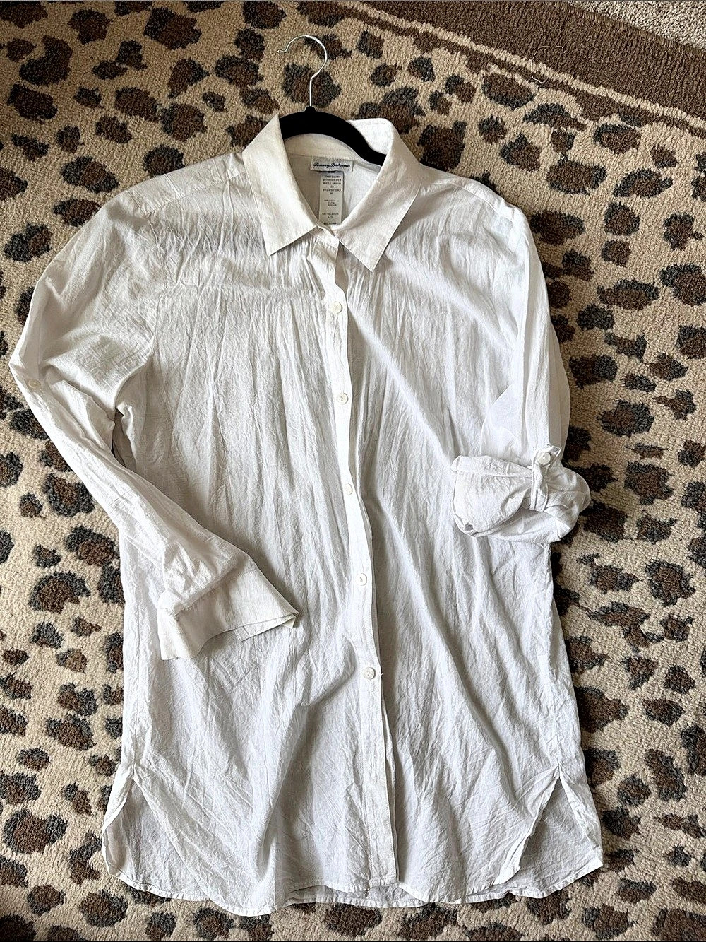 Tommy Bahama White Cotton Button Down Shirt XL